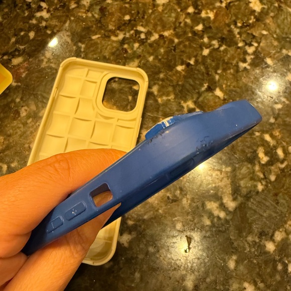 iPhone 12 Pro Max Spigen Cream and Blue Phone Case Duo - Picture 13 of 16